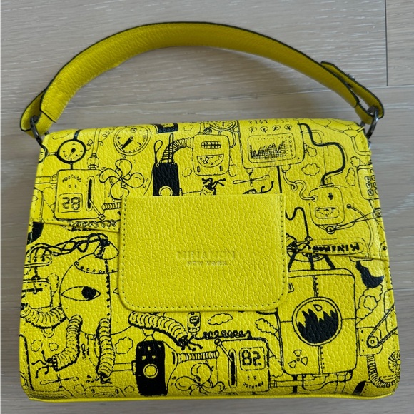 Min & Mon Yellow Scribble Bag - Picture 2 of 7